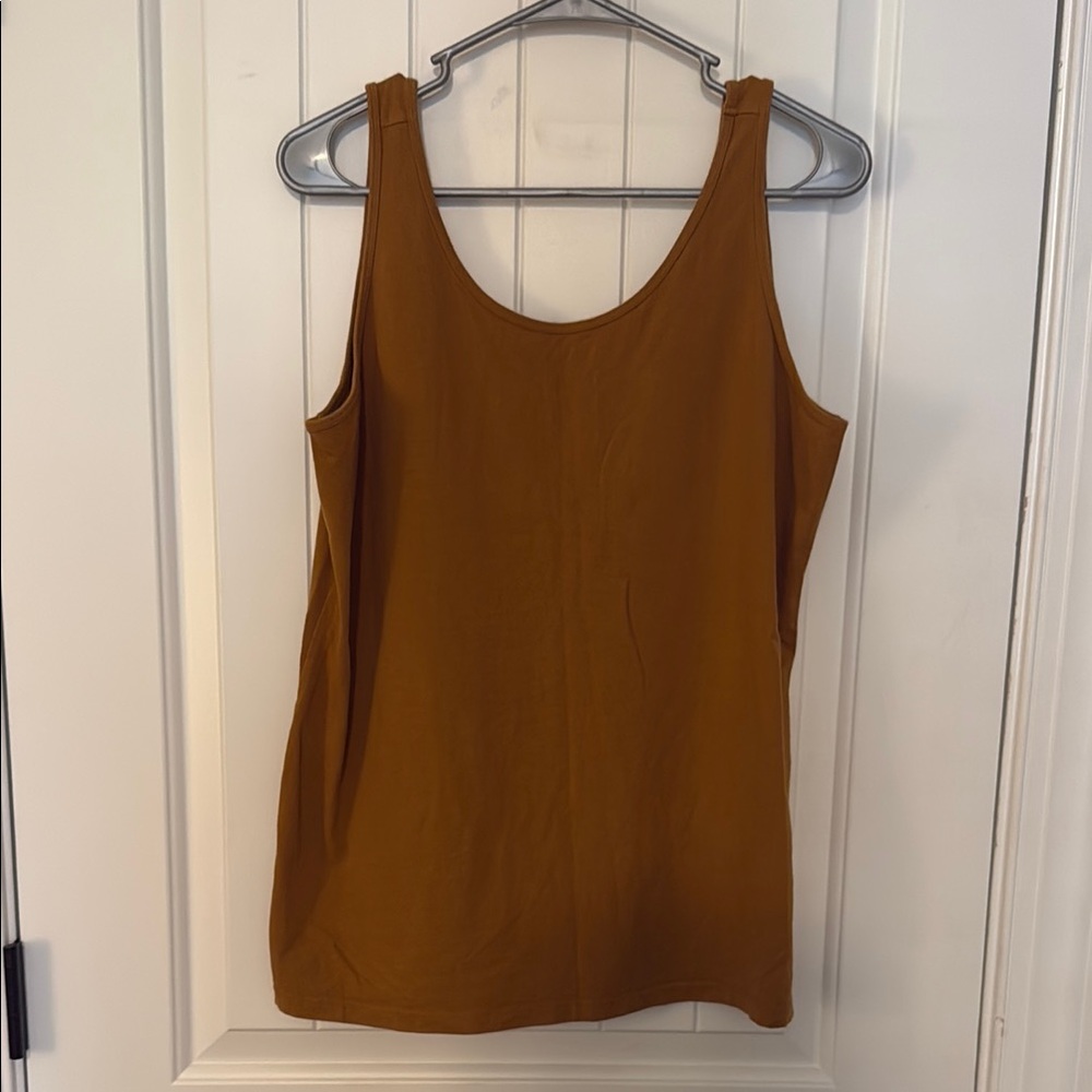 Size 1 Women's Maurice Tan Sleeveless Top